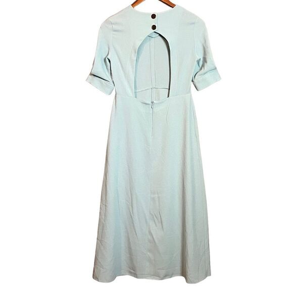 Topshop minty blue maxi dress. Size 2 - Picture 6 of 11